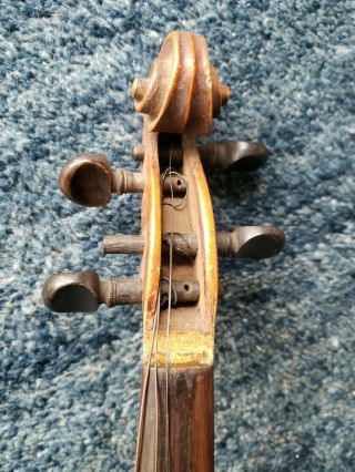 Hopf Violin 4/4 (Germany) Vintage 1900 and Case Old Antique Project Restoration 2