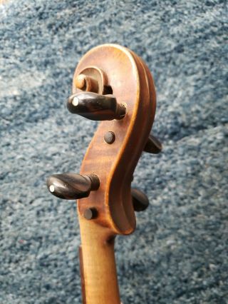 Hopf Violin 4/4 (Germany) Vintage 1900 and Case Old Antique Project Restoration 4