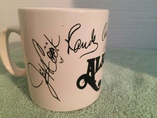 1981 Alabama Country Band Signed Ceramic Coffee Mug White