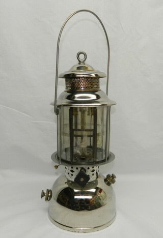 Vintage Akron Model 107g Gas Lantern Made In Akron,  Ohio Usa Use Coleman Fuel