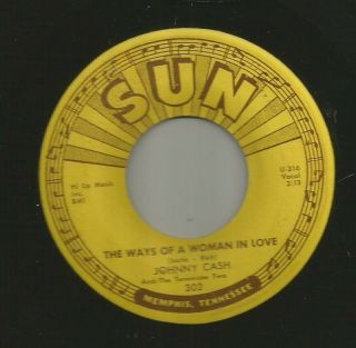Country Bopper - Johnny Cash - The Ways Of A Woman In Love - Hear - 1958 Sun 302