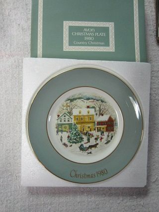 Vintage Avon 1980 " Country Christmas " - 8 3/4 " Collector 
