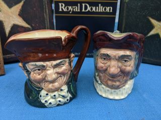 Vintage Royal Doulton Old Charley & Simon The Cellarer Small Characters No Box