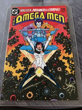 The Omega Men 3 1st Lobo Appearance Cover Dc Key Issue Comic Book 1983