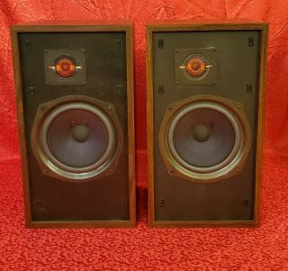 Vintage Pair  Large Advent Utility LoudSpeakers Freshly Refoamed Woofers 2