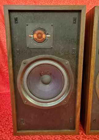 Vintage Pair  Large Advent Utility LoudSpeakers Freshly Refoamed Woofers 3