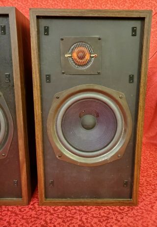 Vintage Pair  Large Advent Utility LoudSpeakers Freshly Refoamed Woofers 4