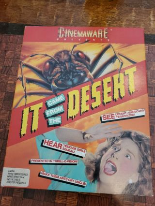 It Came From The Desert Vintage Amiga Commodore Game Software 1989