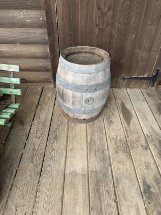Vintage Pre Prohibition The Baltimore Brewing Company Md Wooden Beer Keg 19”