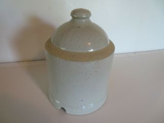 Vintage Pottery Stoneware Chicken Waterer - Top Only No Saucer -