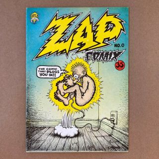 Zap Comix No.  0 First Print 1967 R.  Crumb Underground Comic Book Mr.  Natural Rare