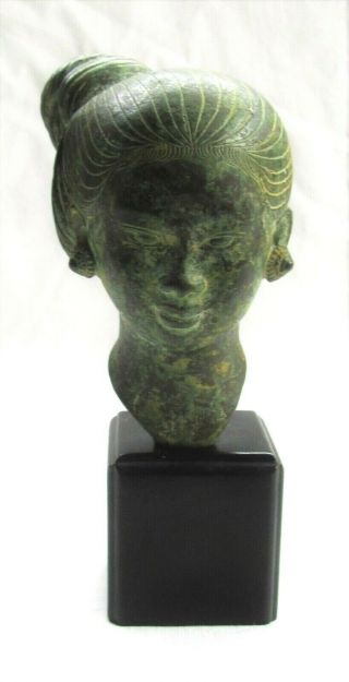 Nguyen Thanh Le Bronze Bust - Unusual Small Size & Patina - Nr