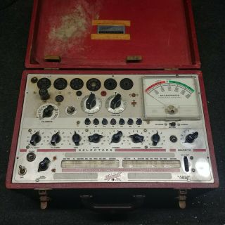 Vintage Hickok 600a Mutual Conductance Tube Tester Transconductance