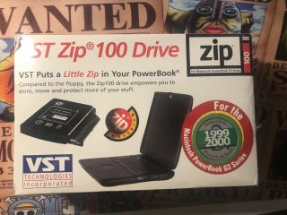 Vst Zip 100 Drive For Apple Powerbook Still Factory - Vintage Collectors