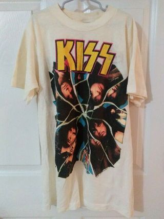 Vintage Kiss Crazy Nights Tour Shirt 87 