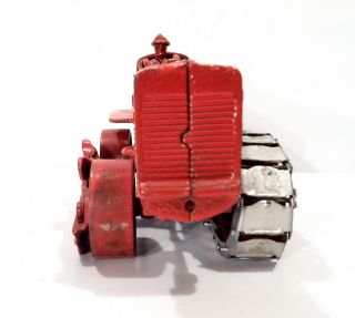 Vintage 1934 - 39 Arcade Cast Iron International TD - 40 Crawler Toy LOOK & READ 5