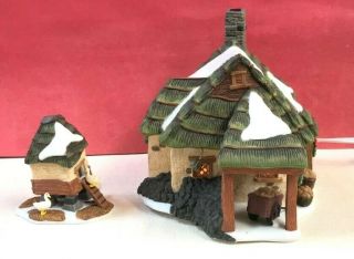 Dept 56 Heritage Dickens Village Series 1999 McShane Cottage Set of 2 - NO BOX 3