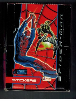 Marvel Spider - Man Sticker Box 50 Packs Topps Merlin Movie