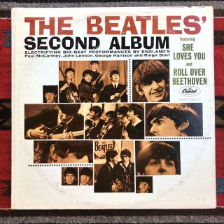 The Beatles Second Album Record Lp Vinyl Vintage 1964 Classic Pop Rock 1960s