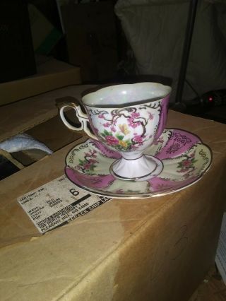 Vintage Royal Halsey Tea Cup And Ssucer