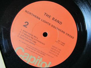 1975 The Band Northern Lights - Southern Cross LP Capitol–ST - 11440 levon helm 3