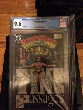 Wonder Woman V2 8 Cgc 9.  6 1987 George Perez Dc Comic - Deal