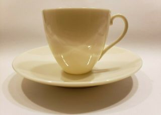 American Belleek Lenox Porcelain Tea Cup & Saucer Set Cac Stamp 1906 - 1924
