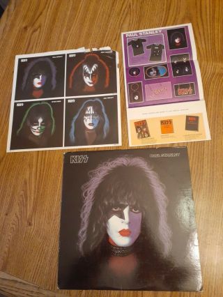 Kiss ‘paul Stanley’ 1978 Usa Lp In W/ Inserts