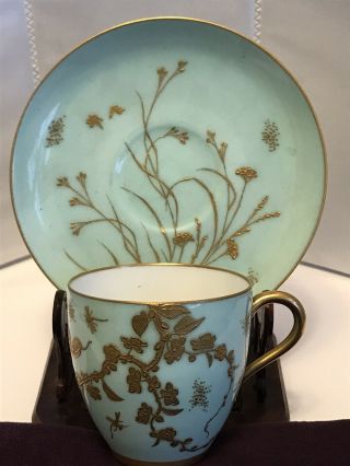 Antique Demitasse Cup And Saucer Unknown Maker.  - C909