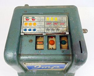 Vintage IMP Penny Coin Op Ball Gum Vendor Trade Stimulator 2
