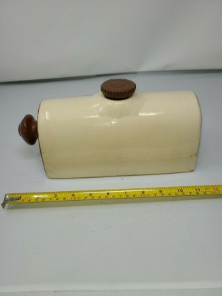 Antique Stoneware Foot Warmer - Hot Water Bottle