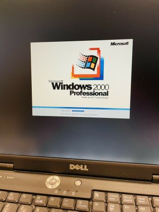 Dell Inspiron 4000 Vintage Laptop 2.  1ghz 18gb Windows Professional 2000