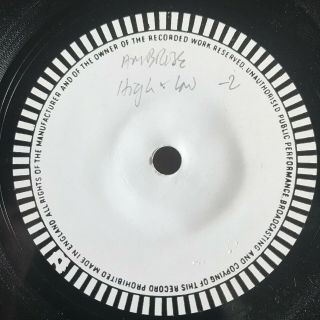 Ambrose High & Low - Uk Decca 1930 78 Vinyl Test Pressing Dietz & Schwartz Song