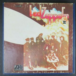 Vintage Led Zeppelin Ii Reel To Reel 4 Track 3 3/4 Ips & Atlantic