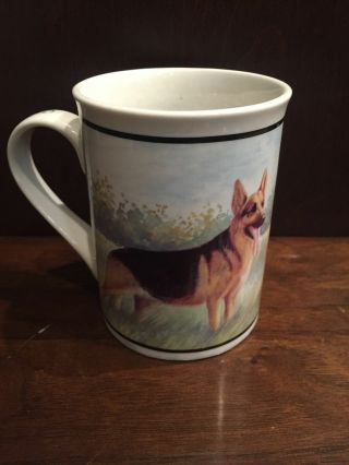 Royal Norfolk German Shepherd Coffee Mug Tea Cup 3 " Dog