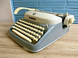 Vintage Alpina Typewriter Mid Century Design Space Age Portable