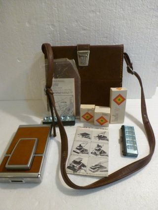 Vintage Polaroid Sx70 Land Camera With Leather Case