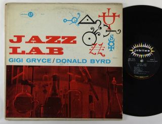 Gigi Gryce / Donald Byrd " Jazz Lab " Jazz Lp Jubilee 1059 Mono Dg