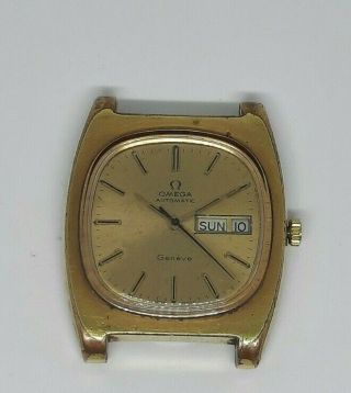 Vintage Omega Geneve Automatic Ref 166.  0188 Cal 1022 36mm Mens Day Date Watch