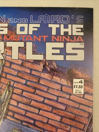 Tales of the TMNT 4 (1988 Mirage) VF/NM 1st App of the Rat King 3