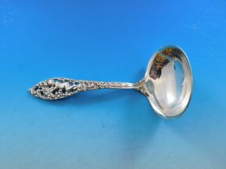 Labors Of Cupid By Dominick And Haff Sterling Silver Gravy Ladle 6 1/2 " Vintage