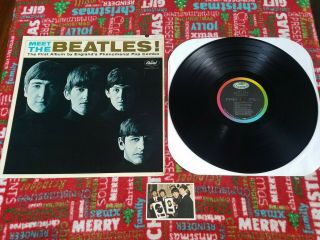 The Beatles Lp Record Meet The Beatles,  Capitol 1964 Trading Card