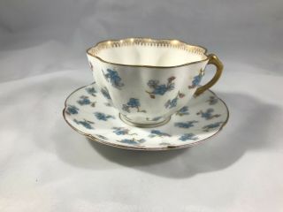 R.  Deliniere Vintage Antique French Porcelain Tea Cup And Saucer