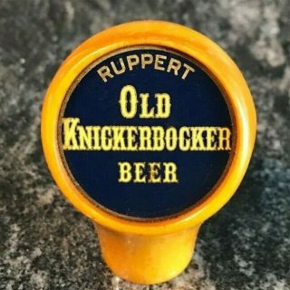 Vintage Old Knickerbocker Beer Ruppert Brewing Co Ball Tap Knob / Handle Ny Ny