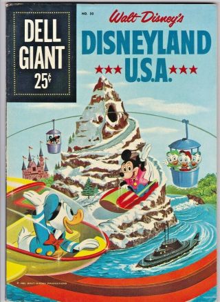 Disneyland U.  S.  A.  / Dell Giant 30 (1960) - Donald Duck - Uncle Scrooge - Goofy