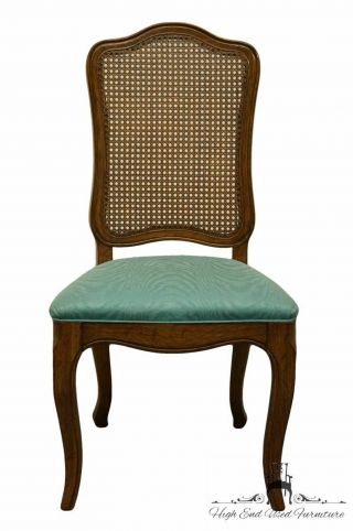 Davis Cabinet Country French Umberwood Cane Back Dining Side Chair 960