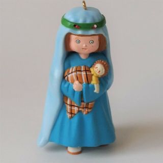 Vintage 1986 Mary Engelbreit Mary Nativity Doll Ornament Pageant Midwest