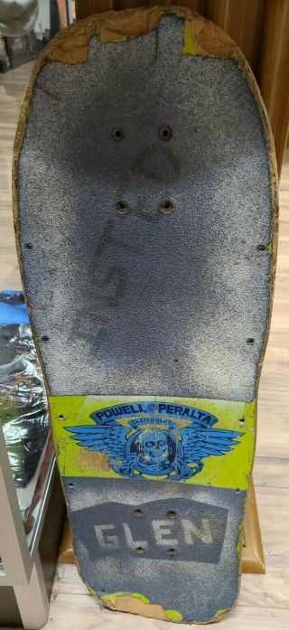 Vtg 80s Mike Vallely Powell - Peralta Skateboard Deck Santa Cruz Santa Monica