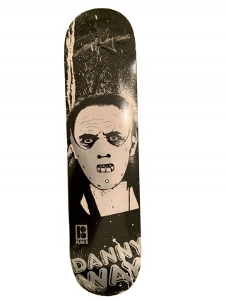 Vintage Skateboard Deck - Plan B Danny Way Signed - Hannibal Lecter
