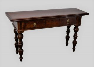 Baker Milling Road West Indies Mahogany Console Table